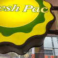 Customized 3D Formed light Box For Shop Store Advertising Lightbox